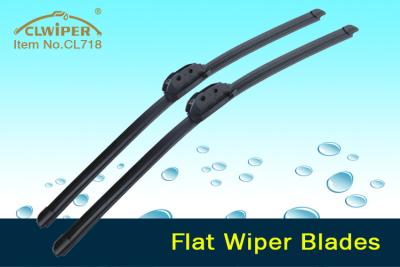 China U Type Black Universal Wiper Blades with Electroplating Stainless Steel Strip for sale