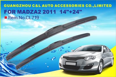 China 14 Inch And 24 Inch Hybrid Wiper Blades Black Color Blades For Mazda 2011 for sale