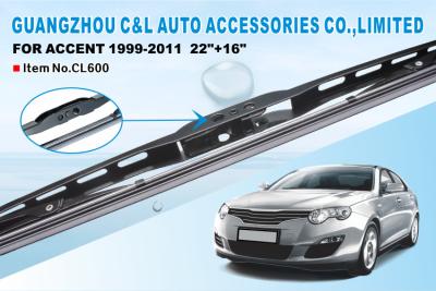 China 22 Inch Natural Rubber Car Wiper Blades Auto Beam Windshield Wipers for sale