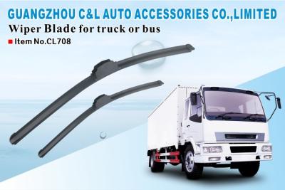 China Removable Truck Soft Wiper Blade Assembly With Natural Rubber Wiping Element for sale