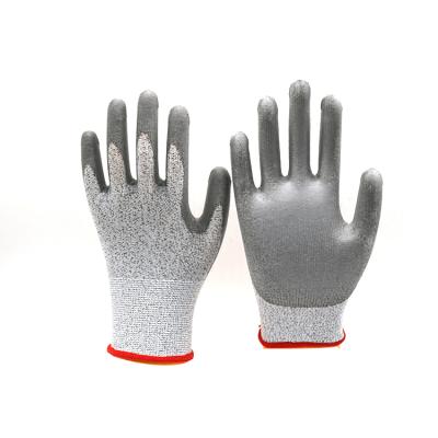 China 2021 High Quality China Anti-cut Slash Heavy Duty Glove PU Glove Anti Cut Gloves 2021 For Construction Workers for sale