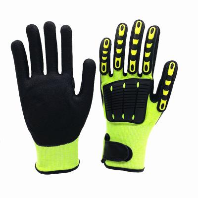 China High Dexterity Shock Absorbing Anti Impact Glove HR Cut Out Glove Anti Impact Glove With CE Approval for sale