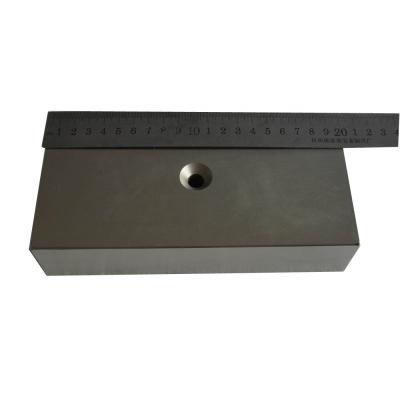 China Industrial Large Neodymium Block Square Magnet Rare Earth Rectangular Magnets With Holes for sale