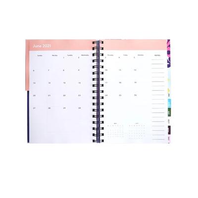 China Recyclable Bulk Custom Spiral Notebook Printing Paper Notebook Planner for sale