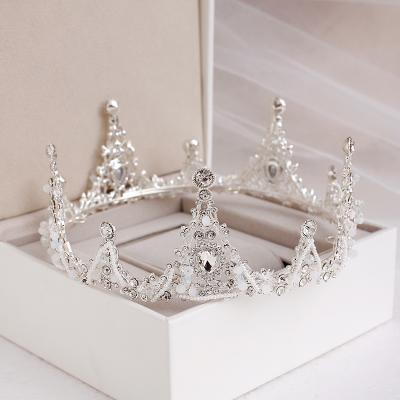 China New Fashion Luxury Rhinestone Bridal Tiara Wedding Hair Accessories Crystal Bridal Pageant Crown Tiaras And Jewelry Crown for sale