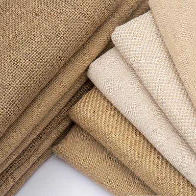 China Sustainable Qingyun Bangladesh Eco-Friendly 100% Natural Coated Jute Fabric For Bags for sale