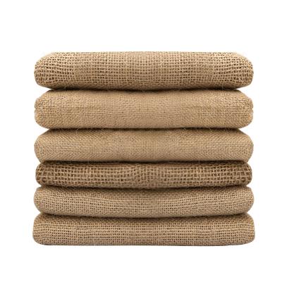 China Qingyun Sustainable Wholesale Textiles Hessian Jute Felt Woven Fabric Roll 100% Organic Jute Fabric With Laminate for sale