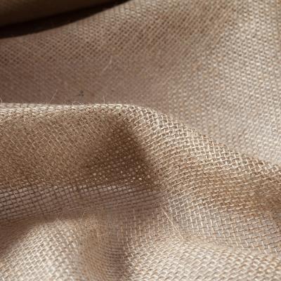 China Qingyun Jute Fabric Roll 40x5yard Eco Friendly Natural 100% Natural Burlap Jute Fabric for sale