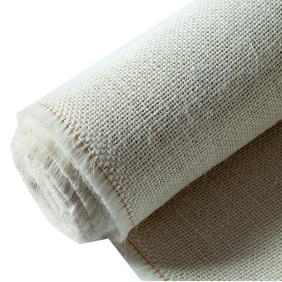 China Qingyun Sustainable Density 5050 Dyed White Red Yellow Biodegradable Hessian Jute Fabric for sale