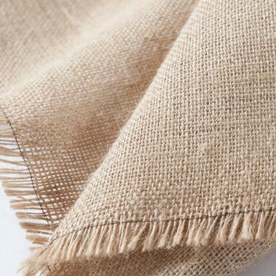 China Durable Laminated Qingyun Hessian Burlap Fabric 100% Natural Jute In-stock Wear Resistant for sale