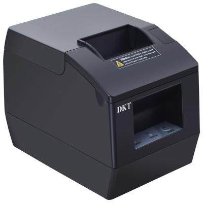 China Black Desktop Printer With Auto Cutter 58mm Thermal Receipt Printer for sale