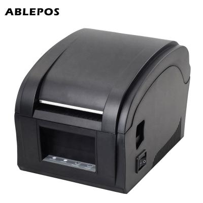 China 3 Inch Thermal Printer Black Thermal Label Printer Barcode for sale