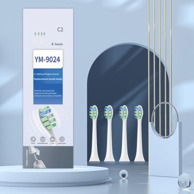 China Household Philps Hx902 Toothbrush Replacement Heads Dupont Bristle Toothbrush Heads for sale