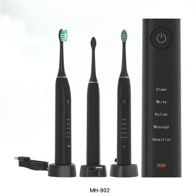 China Household 5 Modes Sonic Electric Toothbrush Customization For Adult Ce Approved Rotary Electric Toothbrush for sale