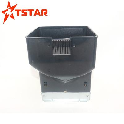 China cheap price 6holds plastic black coin hopper for casino game machine for sale