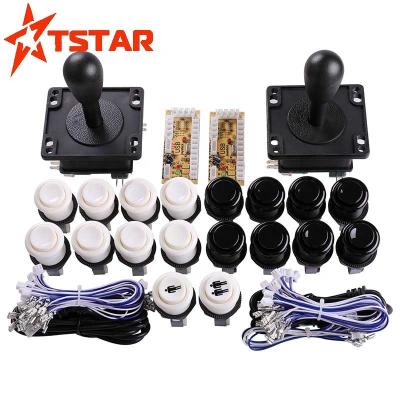 China Makeup plastic two player joystick arcade diy kit for game machines for sale