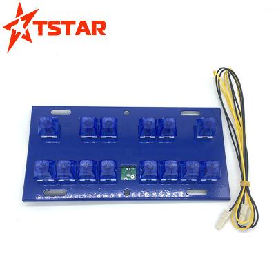 China Button With LED Light Backlight Programmable Keypad For Casino Mario Slot Game Machine for sale