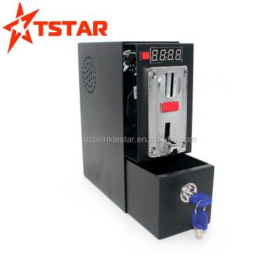 China Accept 6 Type Coin Value 110V/220V Timer Panel Timer PC Coin Operated Control Board With Coin Acceptor Selector For Coffee Machine for sale