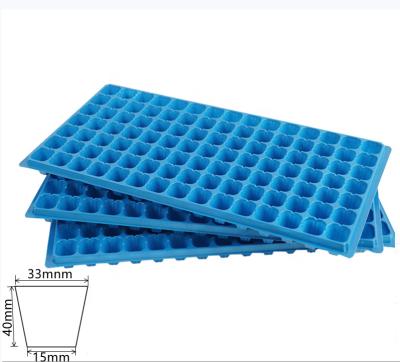 China Direct Selling 72, 105 Holes Entrance Vegetable Tray Reusable Seedling Germination Greenhouse Seed Cultivation Planting Tray for sale