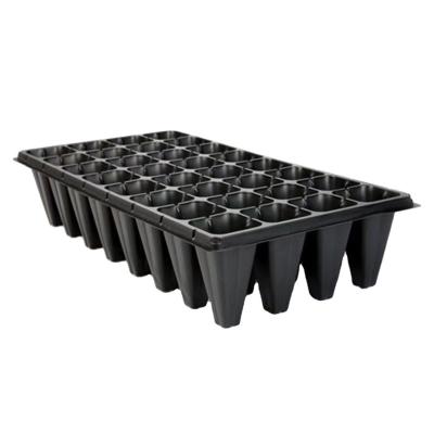 China Custom Greenhouse Seed Culture Growing Seedlings 50/72 Plastic Deep Hole Seed Tray For Sale Nursery Tray And Lid Plant Planting Hole Seed Tray for sale