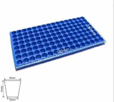 China Greenhouse Seed Cultivation 105 128 Hole Seed Plant Germination Flower Growth Tray Garden Seedling Vegetable Tray for sale