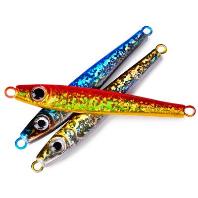 China Isca Zinc Alloy Artificial Metal 36g 8cm 4 Colors Spinnerbait Iron TungstSlow Throwing Jigs Lure Bait Lead Fishing Lure Casting Saltwater for sale