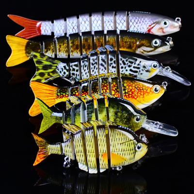 China ABS Hard Plastic Multi Common Fish 6Pcs 100G Swimbait Artificial Fishing Lures Hard Wobblers Bait Peche for sale