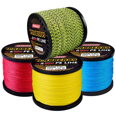 China High Quality 2000m Sink Tip Float Locator 8 Strands Braided Fishing Line Multilament Braid PE Long Lines Slicker Curing Float Locator for sale