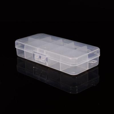 China ABS 2022 New Bait Box Fishing Tackle Box 13*6*2.5cm Compartments Lure Hook Storage Box Fishing Plastic Storage Cas for sale