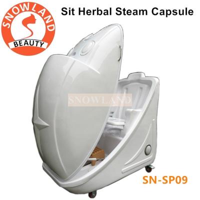 China sauna steam machine/ dry spa capsule/ sit herbal steam capsule for sale