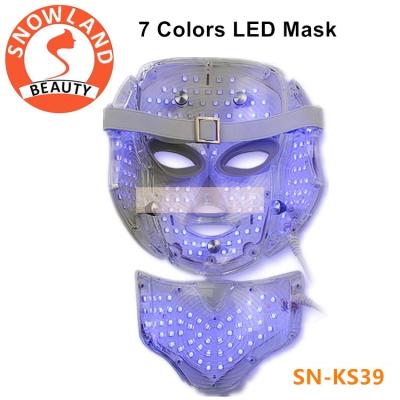 China Hot selling Magnetic facial beauty face whitening three color led beauty mask for sale