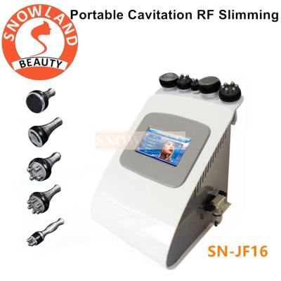 China Powerful & Effective 5 In 1 New 40k Cavitation Rf Ultrasonic Vacuum Body Slimming Machine for sale