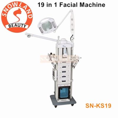 China Multifunction 19 in 1 face beauty machine water dermabrasion / diamond microdermabrasion machine face cleaning machine for sale