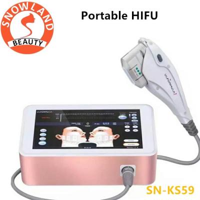 China HOT! portable mini HIFU 4MHz&7Mhz skin machine/wireless hifu face lift beauty device for sale for sale