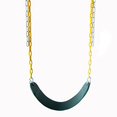 China Outdoor Hot Sale Playground Swing Kids Seat EVA Heavy Duty Plastic Soft Belt Hanging Swing Set for sale