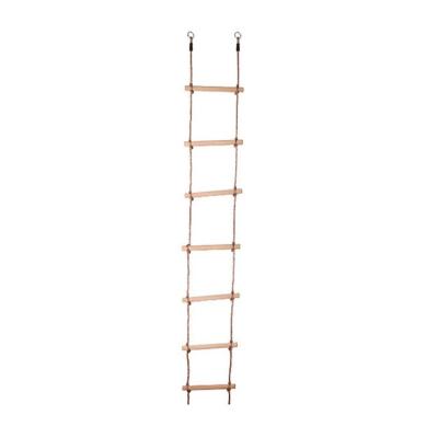 China 2021 Outdoor Playground Accessory High Quality Kids Swing Wooden Climbing Rope Swing Ladder Accessories Set Outdoor Playground Climbing Frame for sale