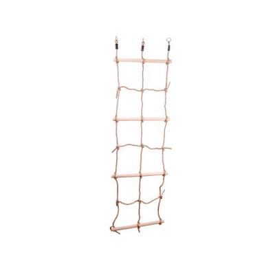 China 2021 Outdoor Playground Accessory High Quality Kids Swing Wooden Climbing Rope Swing Ladder Accessories Set Outdoor Playground Climbing Frame for sale