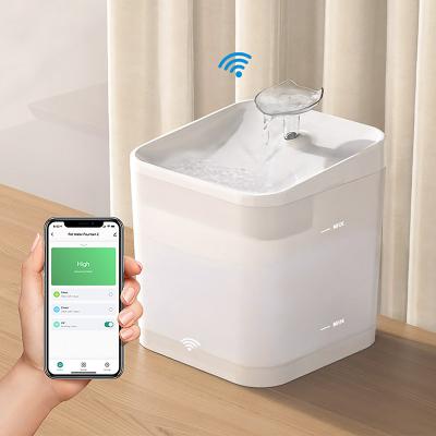 China New Arrival Sustainable Pet Cat Dog Smart Water Dispenser ABS Drinking Water Fountain High Quality With WiFi Remote Control for sale