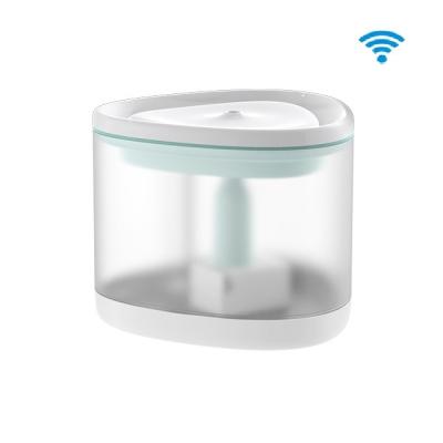 China New Design Sustainable 2.5L Smart WiFi Water Fountain With 5 Filtration System Filter Support WiFi Remote Control for sale