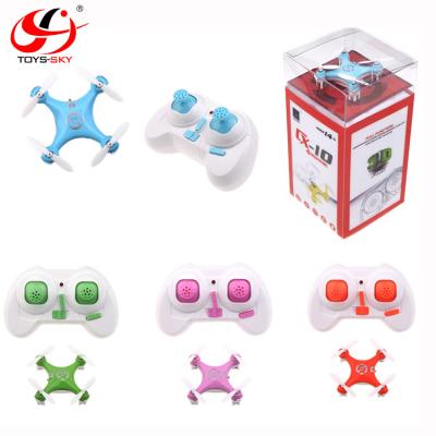 China Cheerson plastic mini helicopter toys CX 10 drones quadcopter rc dron for sale for sale