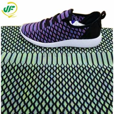 China Comfortable Fashion Breathable Polyester Flyknit Fabric For Sports Shoes for sale