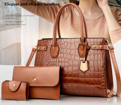 China 2021 New Fashion Crocodile Pattern Female Bag Single Shoulder Messenger Bag Handbag for sale