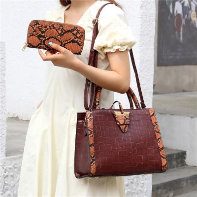 China Fashion factory direct sales, new style mother and child bag bag, European and American retro PU shoulder bag, for sale