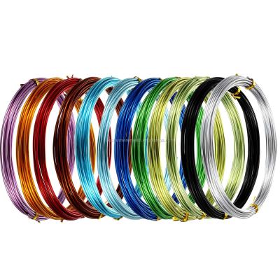 China friendly colorful anodized aluminum E-Co wire for bonsai tree training for sale