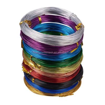 China friendly colorful anodized aluminum E-Co wire for bonsai tree training for sale