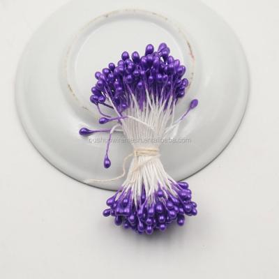 China Artificial Pearl Flowers Making Floral Stamens Pearlized Pistils for sale