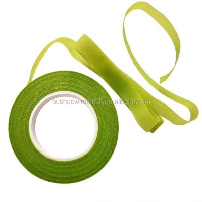 China Floral design adhesive light green tape for floristry for sale