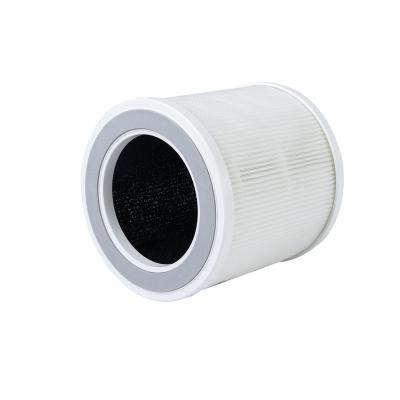 China PM0.3 Micron Particle Air Purifier Cylinder Pollen Filter Dust Filter Efficient Hepa Filtering High Quality Booth for sale