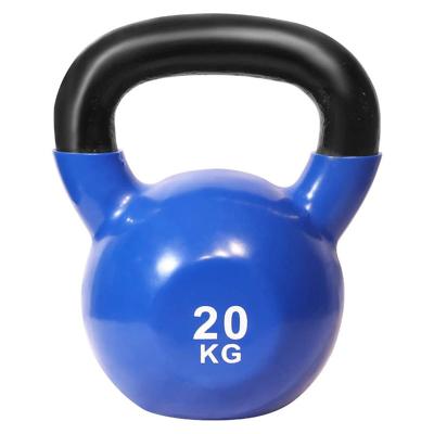 China Vinyl Coating Kettlebell Women's Fitness Home Dumbbell Hip Raise Men's Arm Kettlebell Equipment Squat Training Three-Piece Suit for sale