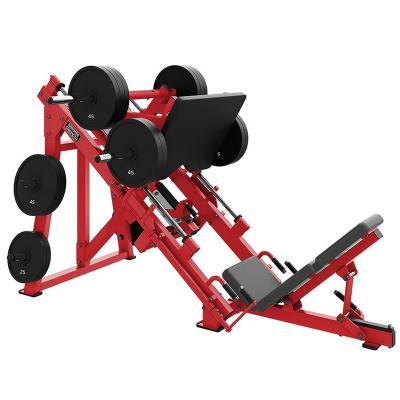 China Commercial Grade Squat Leg Press Notch Plate Loaded Adjustable Leg Press Machine With Extra Squat Plate Storage Leg Press Notch for sale